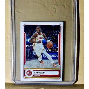 2023-24 AJ Griffin Panini NBA Basketball #108 Sticker Atlanta Hawks
